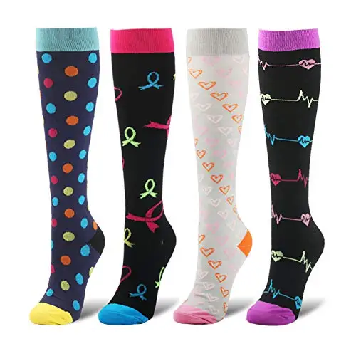 Compression Stocking Women Nurses Knee High Socks Running Pressure Socks Sports Circulation Athletic Varicose Veins Travel Socks
Compression Stocking Women Nurses Knee High Socks Running Pressure Socks Sports Circulation Athletic Varicose Veins Travel Socks