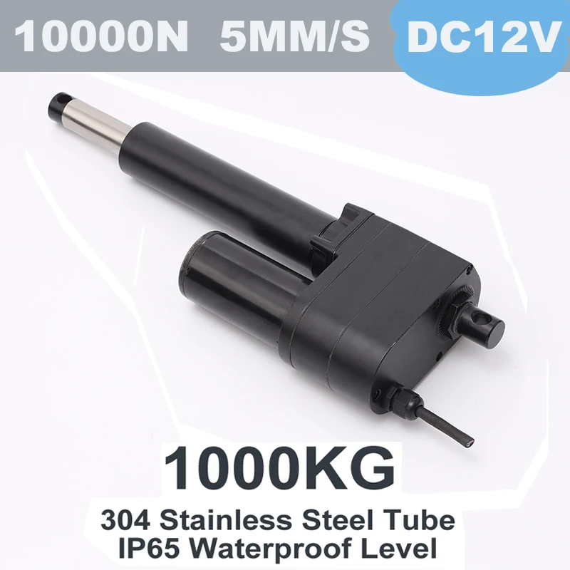 Electric Linear Actuator DC24V Elevator Control 10000N Load 1000kilo 50mm-600mmStroke Motor Drive Mechanical Arm Bracket
Electric Linear Actuator DC24V Elevator Control 10000N Load 1000kilo 50mm-600mmStroke Motor Drive Mechanical Arm Bracket