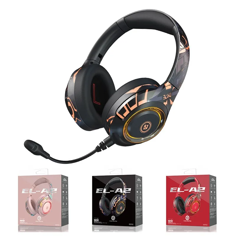 Lule EL-A2 Bluetooth Headphone Hand Painting Wireless Ear Phone With Microphone Stereo Hifi Bass Gaming Headset For Phone
Lule EL-A2 Bluetooth Headphone Hand Painting Wireless Ear Phone With Microphone Stereo Hifi Bass Gaming Headset For Phone