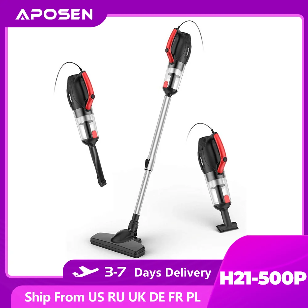 APOSEN H21-500P проводной пылесос, всасывание 16 кПа, мощность 500 Вт, легкая палочка, циклонный вертикальный, шнур 7 м, пылесборник
APOSEN H21-500P проводной пылесос, всасывание 16 кПа, мощность 500 Вт, легкая палочка, циклонный вертикальный, шнур 7 м, пылесборник