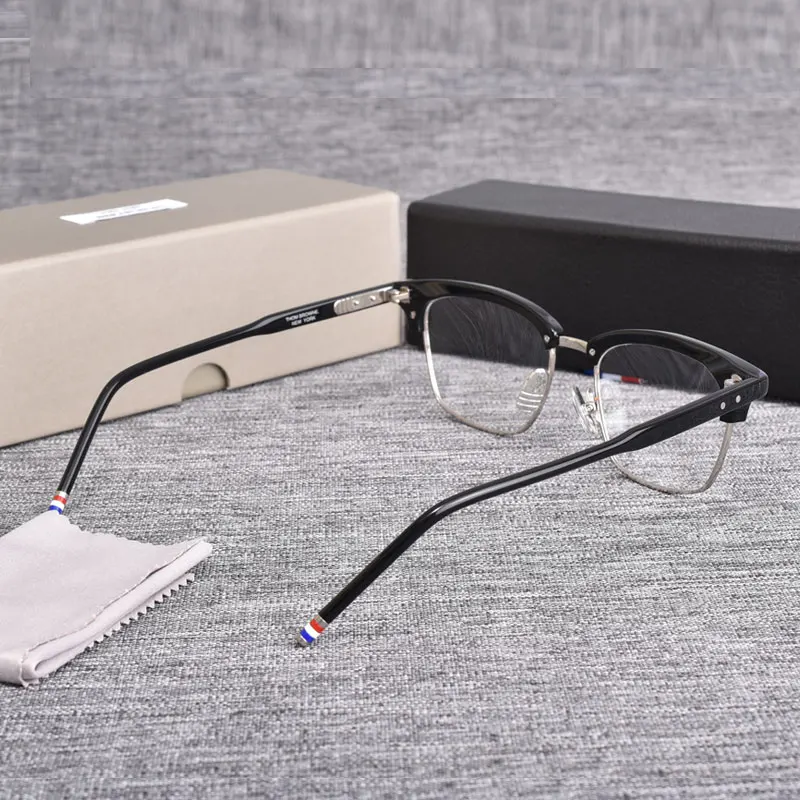 2021 New Thom Brand Designer Square full-Rim Glasses Frame for Men Women Semi Rimless Eyeglasses Optical Prescription Eyewear
2021 New Thom Brand Designer Square full-Rim Glasses Frame for Men Women Semi Rimless Eyeglasses Optical Prescription Eyewear