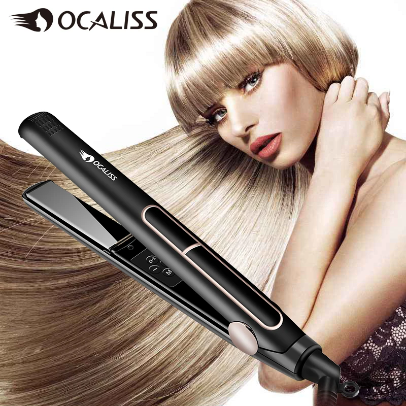 Professional Ocaliss RM-39 Titanium Hair Straighteners Temperature Adjustable with Digital LCD Display Fast Heat Up
Professional Ocaliss RM-39 Titanium Hair Straighteners Temperature Adjustable with Digital LCD Display Fast Heat Up