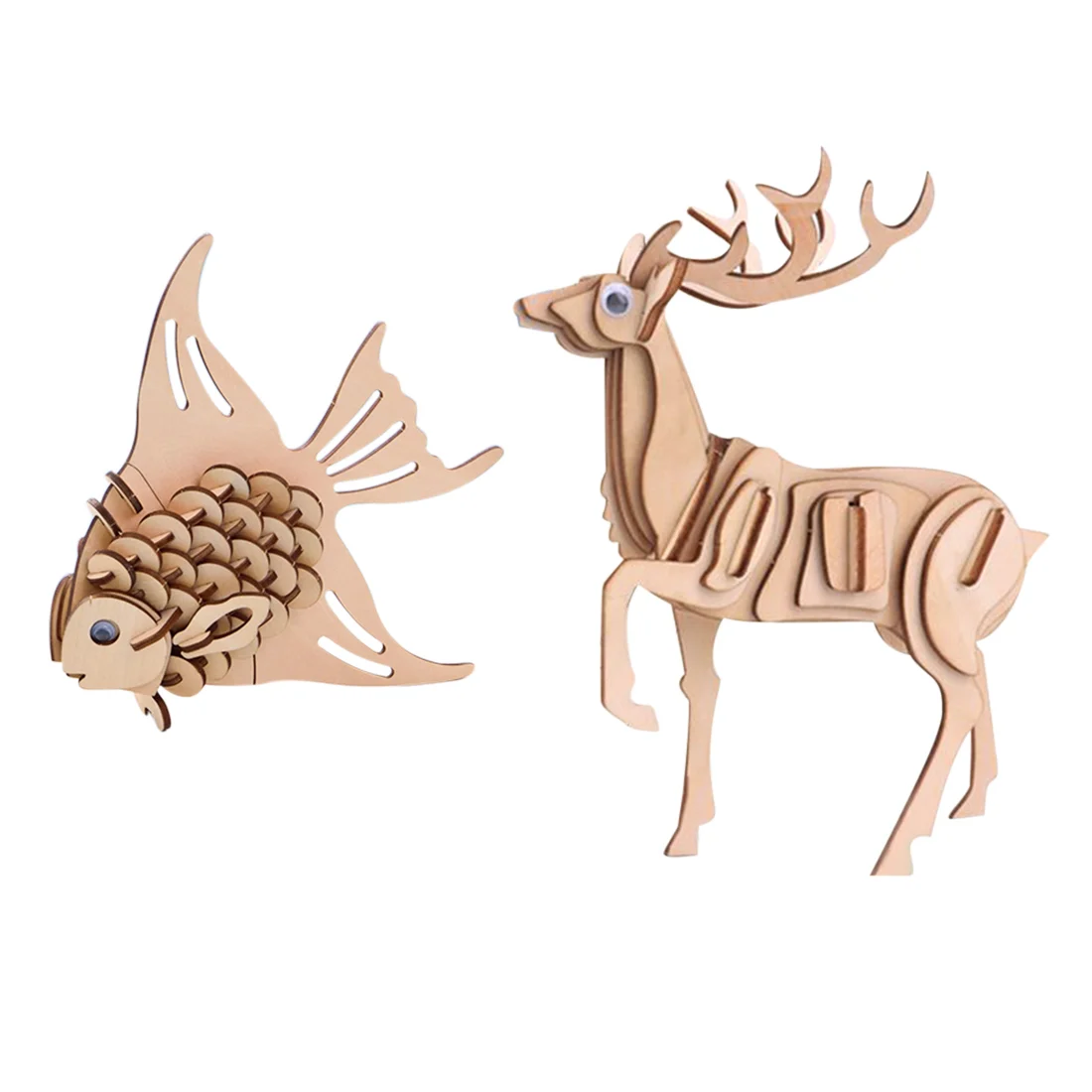 Стерео Золотая рыбка Лось Jigsaw Изделия из дерева 3D DIY деревянные головоломки модель комплект для Украшения дома и офиса, послужат прекрасным ...
Стерео Золотая рыбка Лось Jigsaw Изделия из дерева 3D DIY деревянные головоломки модель комплект для Украшения дома и офиса, послужат прекрасным ...