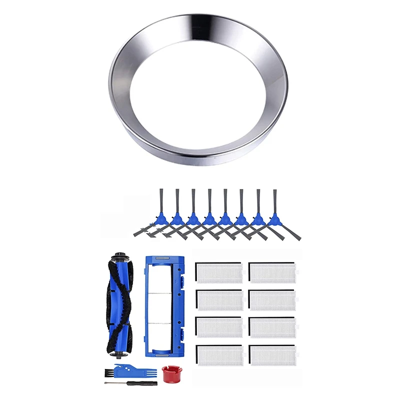 1x 54mm Dosing Ring Stainless Steel Coffee Dosing Ring & 21Pcs Replacement Parts for Eufy RoboVac 11S, RoboVac 12
1x 54mm Dosing Ring Stainless Steel Coffee Dosing Ring & 21Pcs Replacement Parts for Eufy RoboVac 11S, RoboVac 12