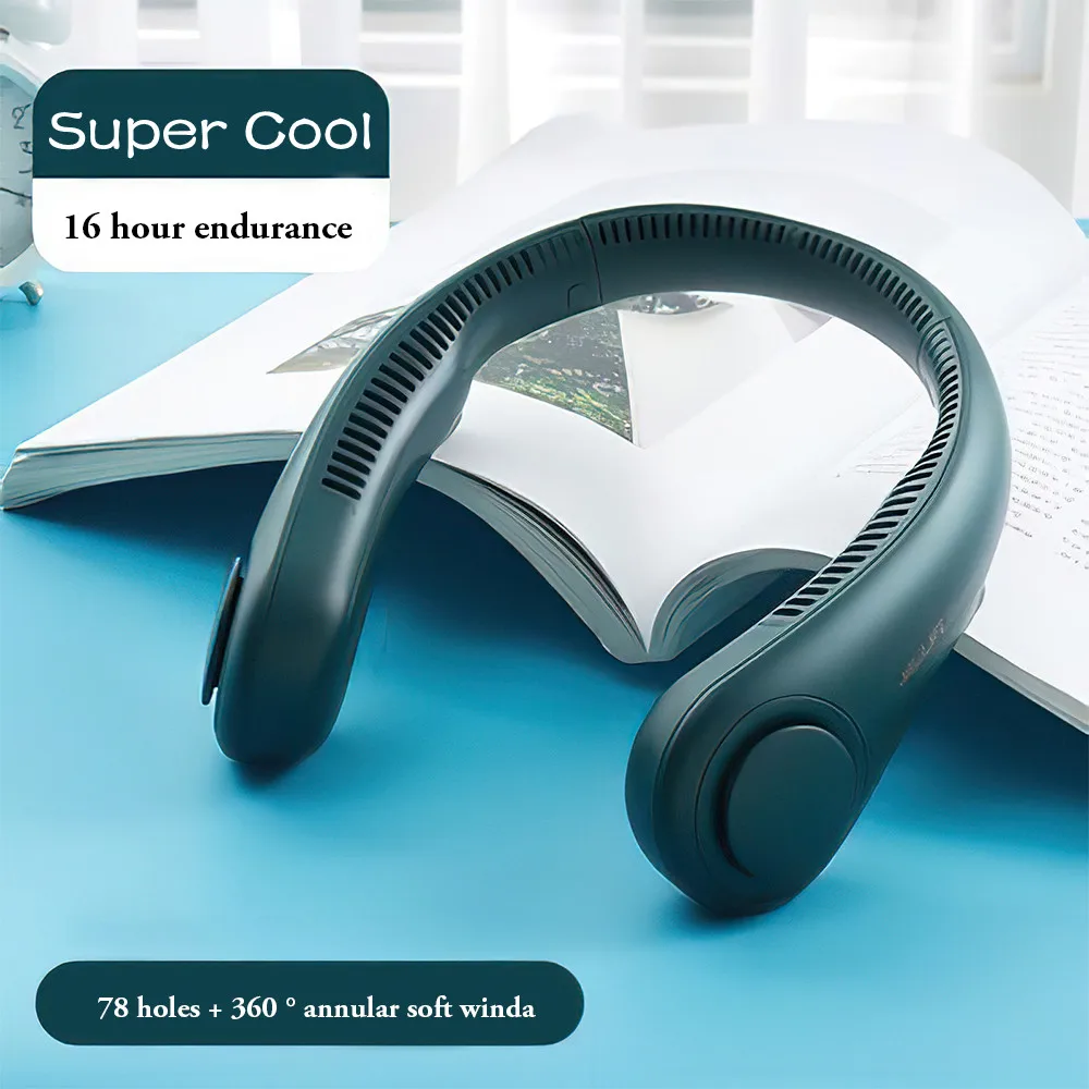 Portable Neck Fan USB Rechargeable Fan Mute Sports Cooling Fans Mini Bladeless Fan For Outdoor Home 360 Degree Ventilador USB
Portable Neck Fan USB Rechargeable Fan Mute Sports Cooling Fans Mini Bladeless Fan For Outdoor Home 360 Degree Ventilador USB