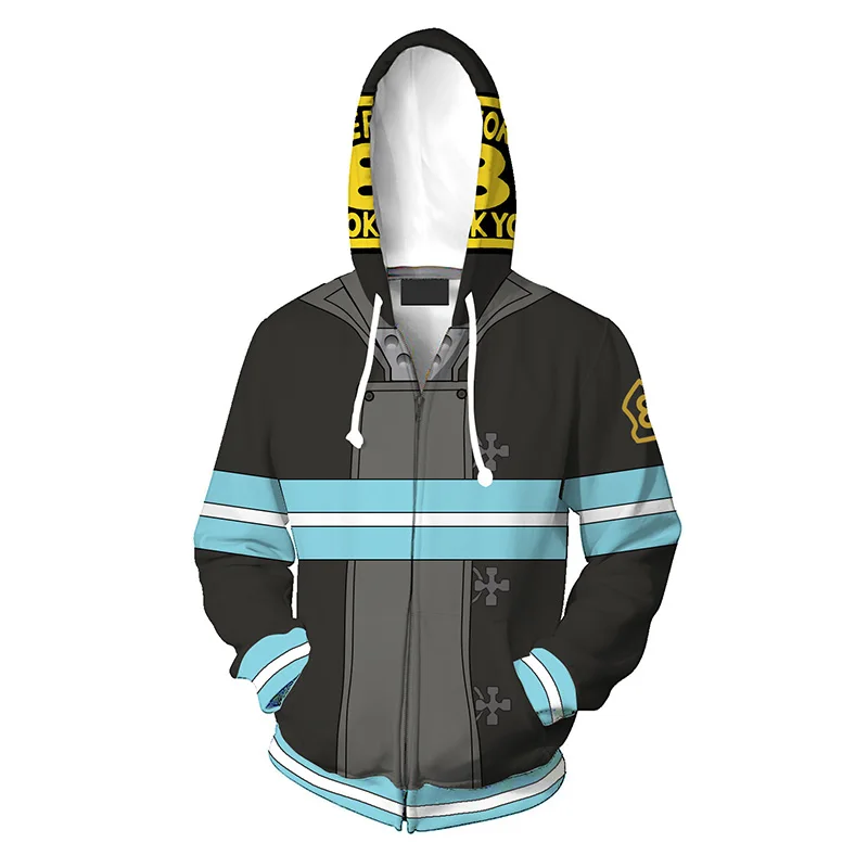 2021 new fashion hot fire brigade role suit 3D digital printing hooded suit for men and women Cospaly animation
2021 new fashion hot fire brigade role suit 3D digital printing hooded suit for men and women Cospaly animation