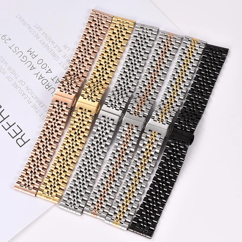 Solid Stainless Steel Watch Band 12 14 15 16 17 18 19 20 21 22 23 24mm Watch Strap Replacement Metal Watchbands Bracelet w Pins
Solid Stainless Steel Watch Band 12 14 15 16 17 18 19 20 21 22 23 24mm Watch Strap Replacement Metal Watchbands Bracelet w Pins