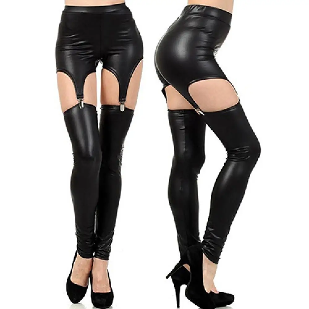 80% 2021 New Fashion Women Faux Leather Tight Suspender Leggings Buckle Waist Garter Pants
80% 2021 New Fashion Women Faux Leather Tight Suspender Leggings Buckle Waist Garter Pants