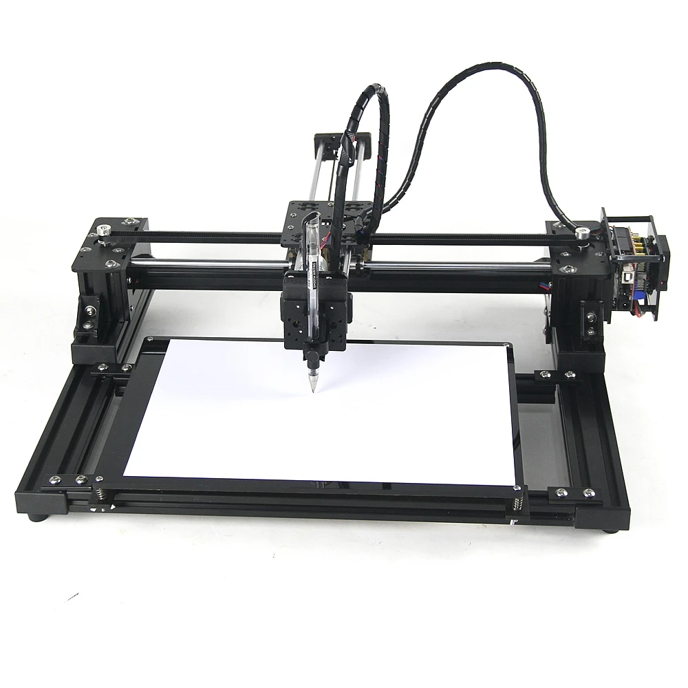 Slideway moving 3 axis stepper motor control DIY drawbot pen drawing robot machine lettering corexy XY-plotter drawing CNC
Slideway moving 3 axis stepper motor control DIY drawbot pen drawing robot machine lettering corexy XY-plotter drawing CNC