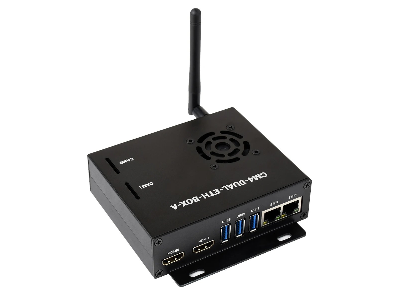 Waveshare мини-компьютер с двумя гигабитными Ethernet-портами на базе компьютерного модуля Raspberry Pi 4 (не входит в комплект), металлический чехол, с охлаждающим вентилятором
Waveshare мини-компьютер с двумя гигабитными Ethernet-портами на базе компьютерного модуля Raspberry Pi 4 (не входит в комплект), металлический чехол, с охлаждающим вентилятором