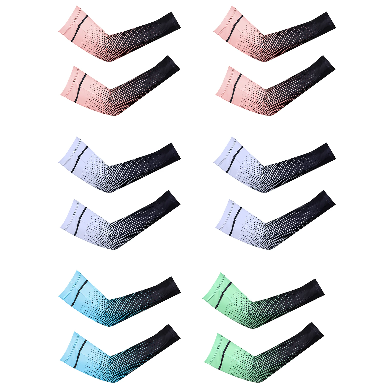 6 Pairs UV Sun Protection Arm Sleeves Cycling Outdoor Running Arm Sun Protection
6 Pairs UV Sun Protection Arm Sleeves Cycling Outdoor Running Arm Sun Protection