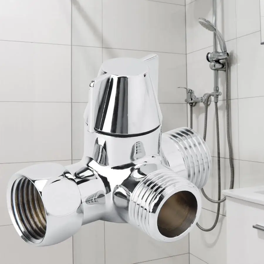G1/2" Three-way Water Diverter T-shaped Adapter Shower Diverters Connector Toilet Bidet Water Separator Faucet Splitter Valve
G1/2" Three-way Water Diverter T-shaped Adapter Shower Diverters Connector Toilet Bidet Water Separator Faucet Splitter Valve