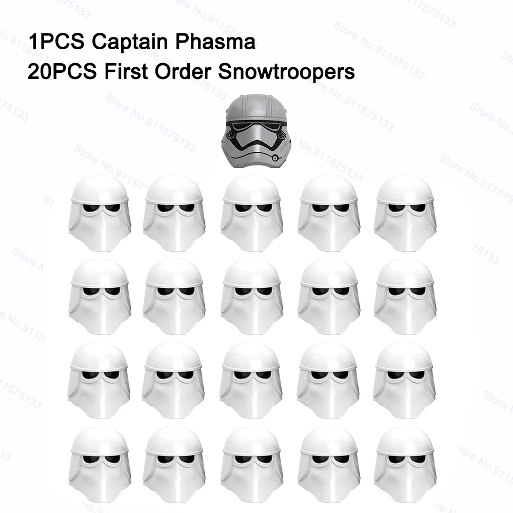 21 шт. капитан Phasma с настраиваемым потоком воздуха клон kayfun во первых порядок Trooper