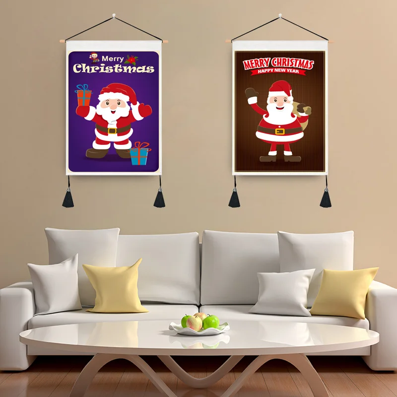 Christmas hanging picture hanging cloth European and American Printing Santa Claus Christmas tree decoration home hanging cloth
Christmas hanging picture hanging cloth European and American Printing Santa Claus Christmas tree decoration home hanging cloth