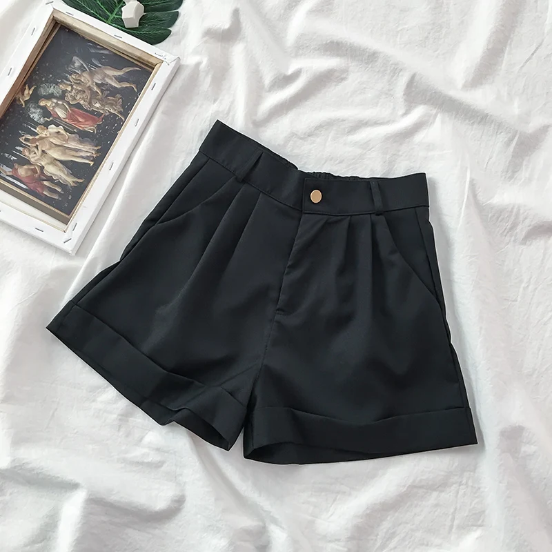High Waisted Shorts Women Simple Japanese Style Chic Casual Soft Daily Ladies Trousers Basic Loose Ins Woman Bottom All-match
High Waisted Shorts Women Simple Japanese Style Chic Casual Soft Daily Ladies Trousers Basic Loose Ins Woman Bottom All-match