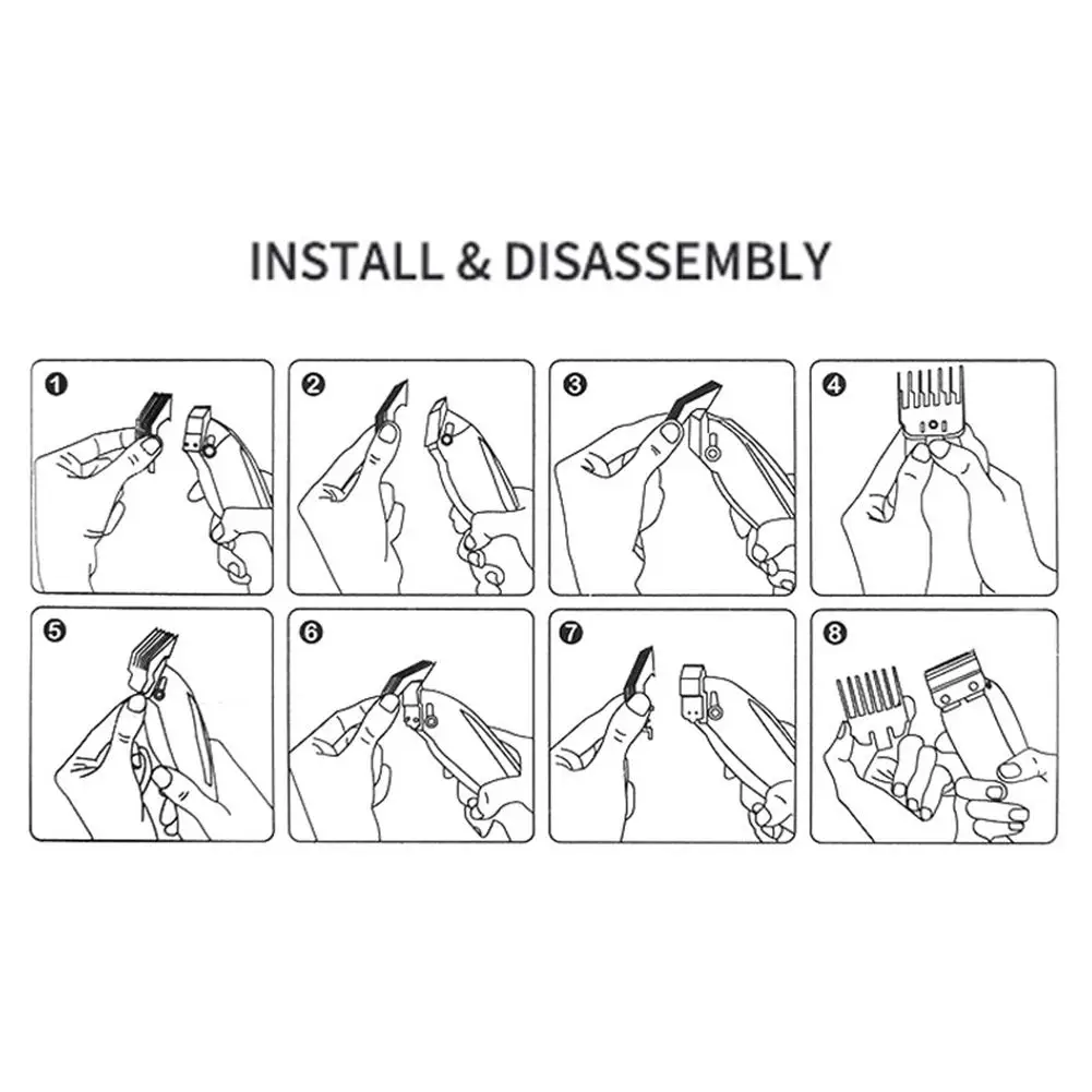 Professional 2pcs Hair Clipper Limit Guide Comb Set Metal Hair Clipper Attachment Comb Replacement Hair Trimmer Accessories
Professional 2pcs Hair Clipper Limit Guide Comb Set Metal Hair Clipper Attachment Comb Replacement Hair Trimmer Accessories