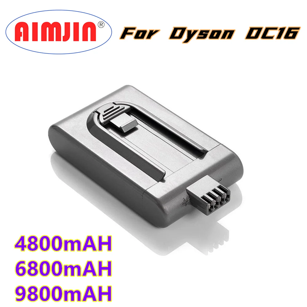 21.6V 4.8Ah 6.8Ah 9.8AH DC16 Li-ion Rechargeable Replacement Battery for Dyson DC12 BP01 912433-03 912433-0112097 Vacuum Cleaner
21.6V 4.8Ah 6.8Ah 9.8AH DC16 Li-ion Rechargeable Replacement Battery for Dyson DC12 BP01 912433-03 912433-0112097 Vacuum Cleaner