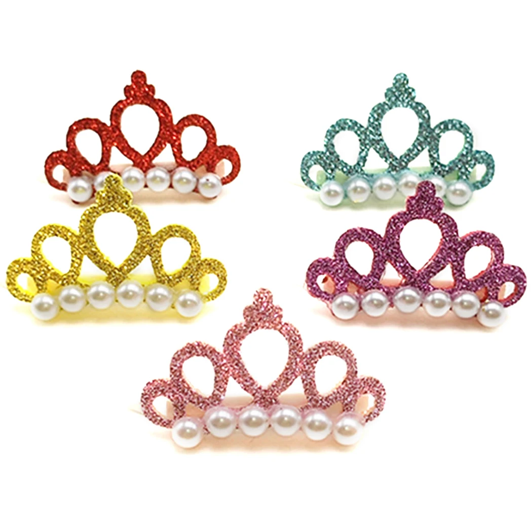 5pcs Pet Hair Clip Faux Pearl Crown Shape Dog Hair Clip Pet Hair Accessory Clothing Accessories Pet Dress Up For Party
5pcs Pet Hair Clip Faux Pearl Crown Shape Dog Hair Clip Pet Hair Accessory Clothing Accessories Pet Dress Up For Party