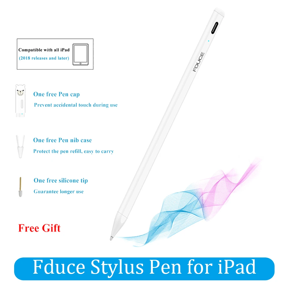 Fduce стилус для планшета сенсорная ручка Apple Pencil A2 с отвержением ладони iPad Pro 2020 11 12 9