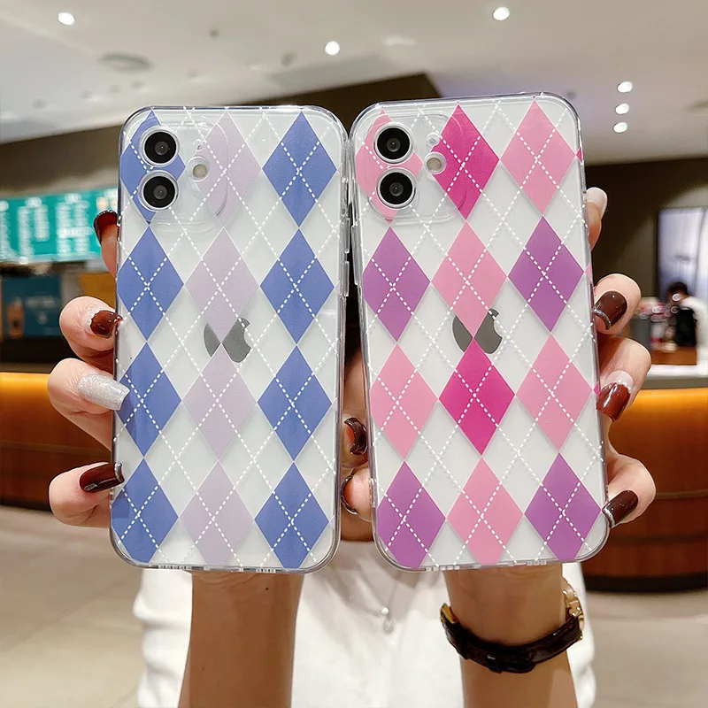 Ins Style British Diamond Pattern Phone Case For iPhone 13 Pro Max 12 11 7 8 Plus x xr xs max Shock Proof TPU Phone Back Covers
Ins Style British Diamond Pattern Phone Case For iPhone 13 Pro Max 12 11 7 8 Plus x xr xs max Shock Proof TPU Phone Back Covers