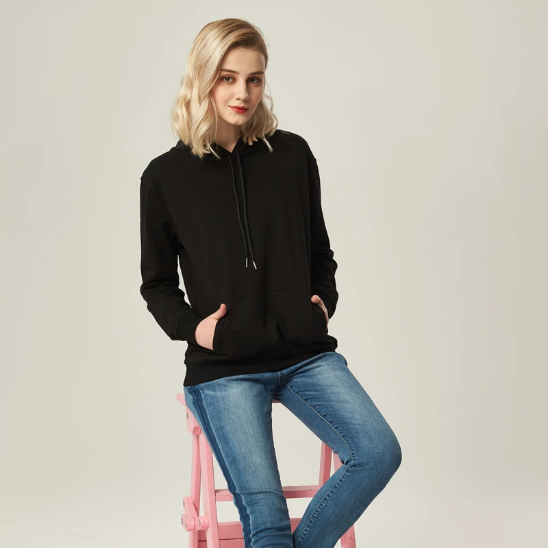 Harajuku pure black casual hoodie streetwear simple wild gothic style slim-fit sweatshirt women's pullover new Autumn and winter
Harajuku pure black casual hoodie streetwear simple wild gothic style slim-fit sweatshirt women's pullover new Autumn and winter