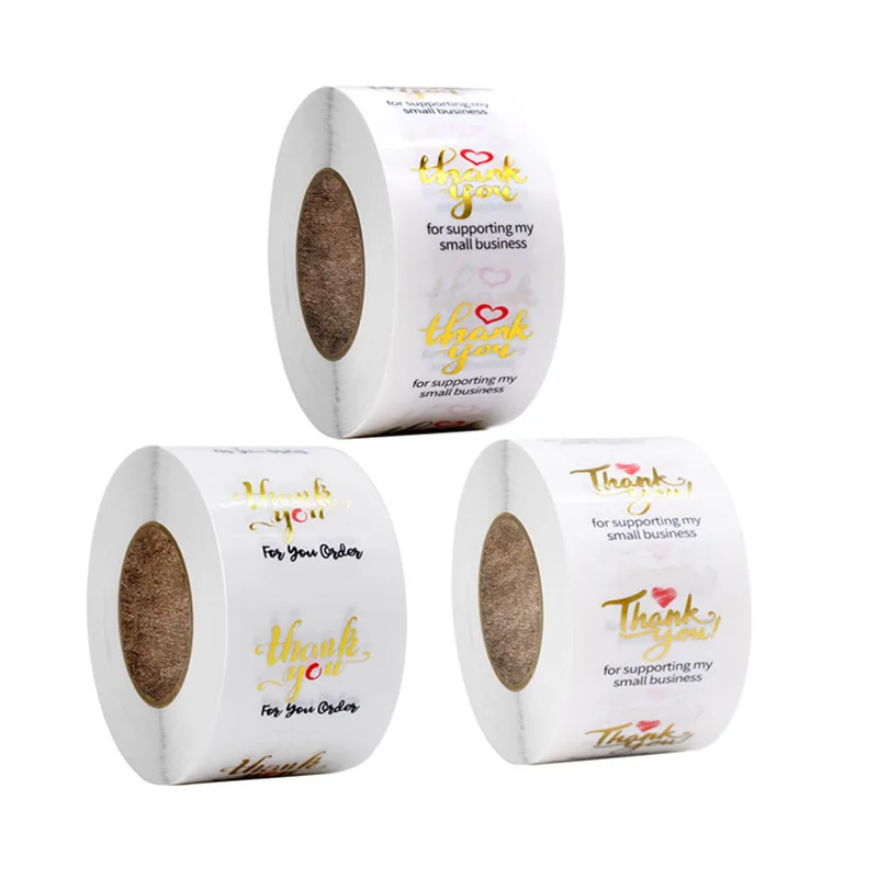 1500pcs Gold Foil Thank you Sticker roll set Scrapbooking Washi Stickers Festival Birthday Gift Decorations sealing Labels
1500pcs Gold Foil Thank you Sticker roll set Scrapbooking Washi Stickers Festival Birthday Gift Decorations sealing Labels