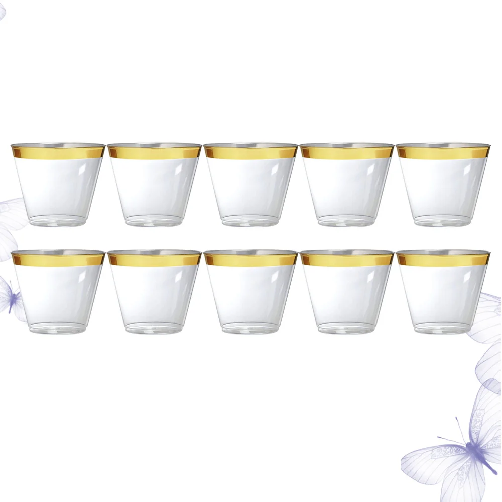 10pcs 270ml Shot Glasses Dessert Tumbler Mousse Cup Parfait Appetizer Bowl Jelly Container for Party Wedding Banquet (Go
10pcs 270ml Shot Glasses Dessert Tumbler Mousse Cup Parfait Appetizer Bowl Jelly Container for Party Wedding Banquet (Go