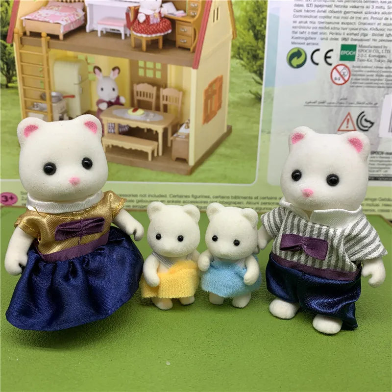 Sylvanian Dollhouse families Animal Figure Family Families furniture toys house Set Rabbit/Bear/Dogs/Squirrels | Игрушки и хобби