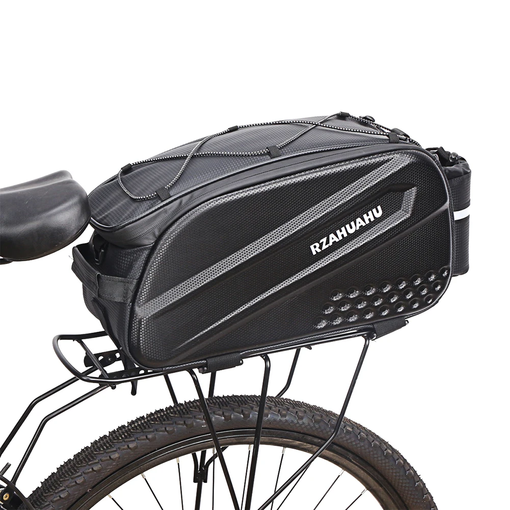 Bicycle Trunk Bag MTB Waterproof Bicycle Saddle Bag Reflective Large Capacity Foldable Tail Rear Bag Cycling Trunk Pannier Black
Bicycle Trunk Bag MTB Waterproof Bicycle Saddle Bag Reflective Large Capacity Foldable Tail Rear Bag Cycling Trunk Pannier Black