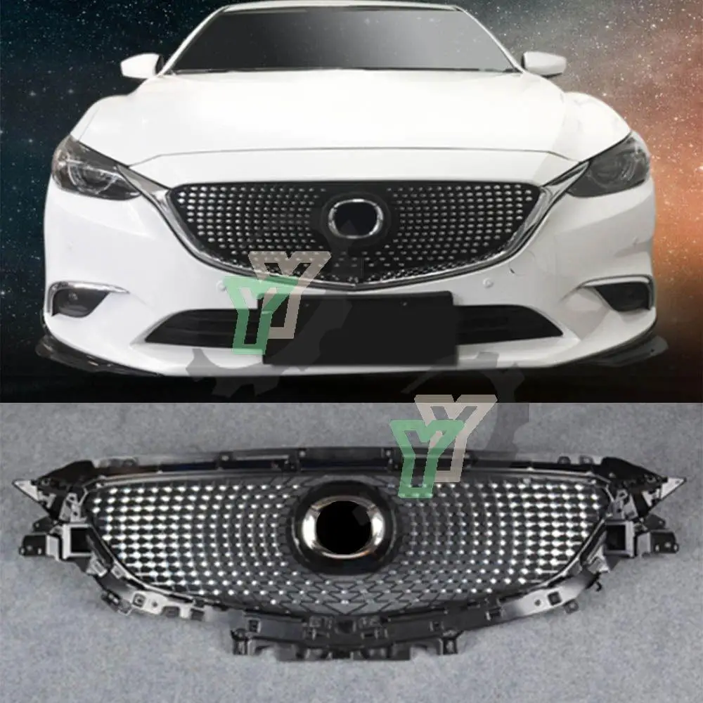 New Style Auto Racing Grill Front Bumper Mesh Grille For 2017 2018 Mazda 6 Atenza diamond ABS Car Styling Accessories
New Style Auto Racing Grill Front Bumper Mesh Grille For 2017 2018 Mazda 6 Atenza diamond ABS Car Styling Accessories