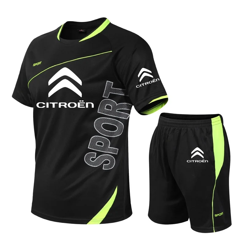 NEW Fashion Men's Splicing suits Citroen Car Logo Printing Summer Pure cotton high quality Men's short sleeve+shorts 2-piece set
NEW Fashion Men's Splicing suits Citroen Car Logo Printing Summer Pure cotton high quality Men's short sleeve+shorts 2-piece set