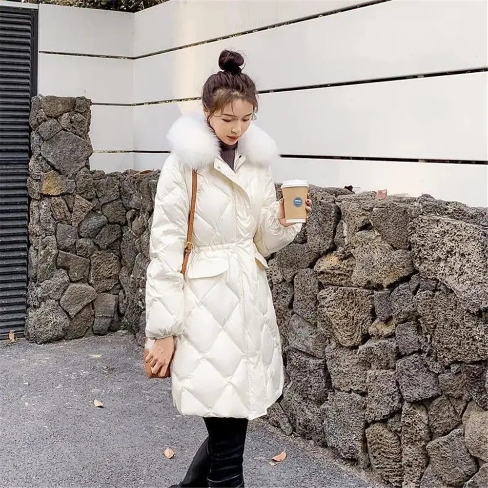 Women'S Winter Keep Warm Jacket Coat 2021 Fashion Mid-Length Lingge Draw Back Parkas Slim Cotton-Padded Outerwear
Women'S Winter Keep Warm Jacket Coat 2021 Fashion Mid-Length Lingge Draw Back Parkas Slim Cotton-Padded Outerwear