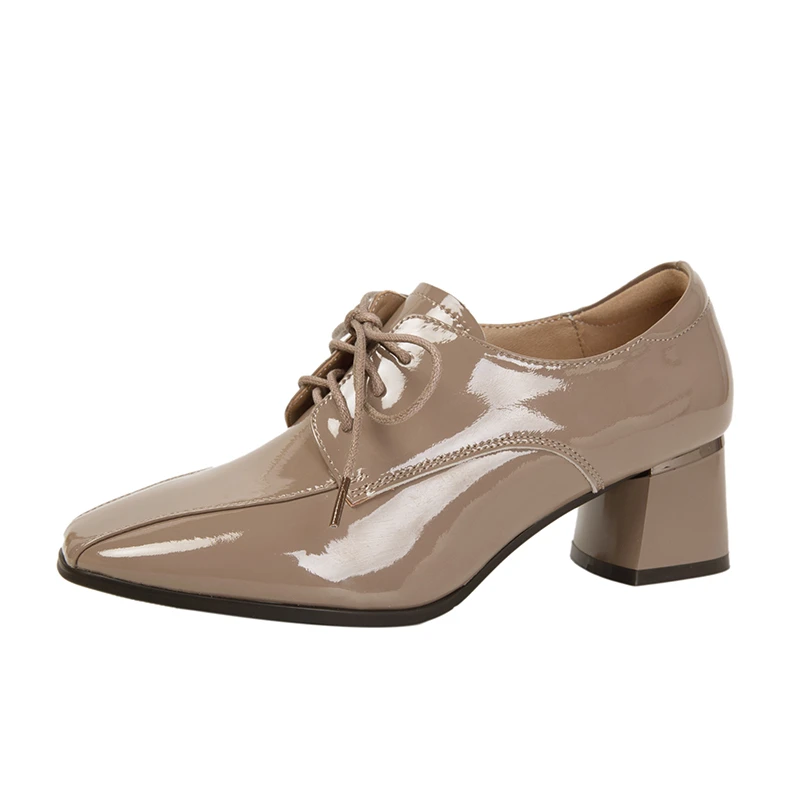 New Women's Shoes Pumps Ladies Office Patent Leather Shoes Pointed Thick Heel Lace-Up Shiny Leather Suit Pumps Mirror Shiny Sexy
New Women's Shoes Pumps Ladies Office Patent Leather Shoes Pointed Thick Heel Lace-Up Shiny Leather Suit Pumps Mirror Shiny Sexy
