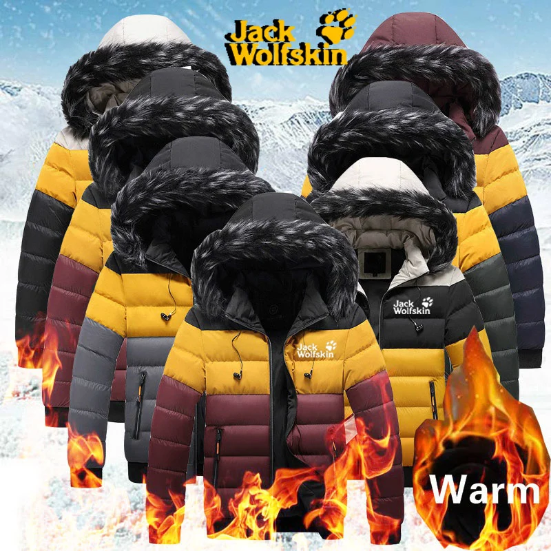 Повседневное Стеганое пальто Jack Wolfskin, толстое пальто из хлопка и кожи с воротником, зима 2021
Повседневное Стеганое пальто Jack Wolfskin, толстое пальто из хлопка и кожи с воротником, зима 2021
