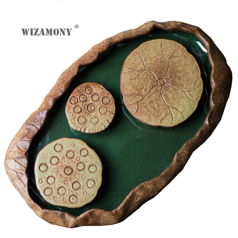 WIZAMONY New Chinese Style Tea Saucers Tea Tray Ceramic tea ceremony Lotus Teapot Hoder Heat-Insulating Tea Set teaset teaware 
WIZAMONY New Chinese Style Tea Saucers Tea Tray Ceramic tea ceremony Lotus Teapot Hoder Heat-Insulating Tea Set teaset teaware