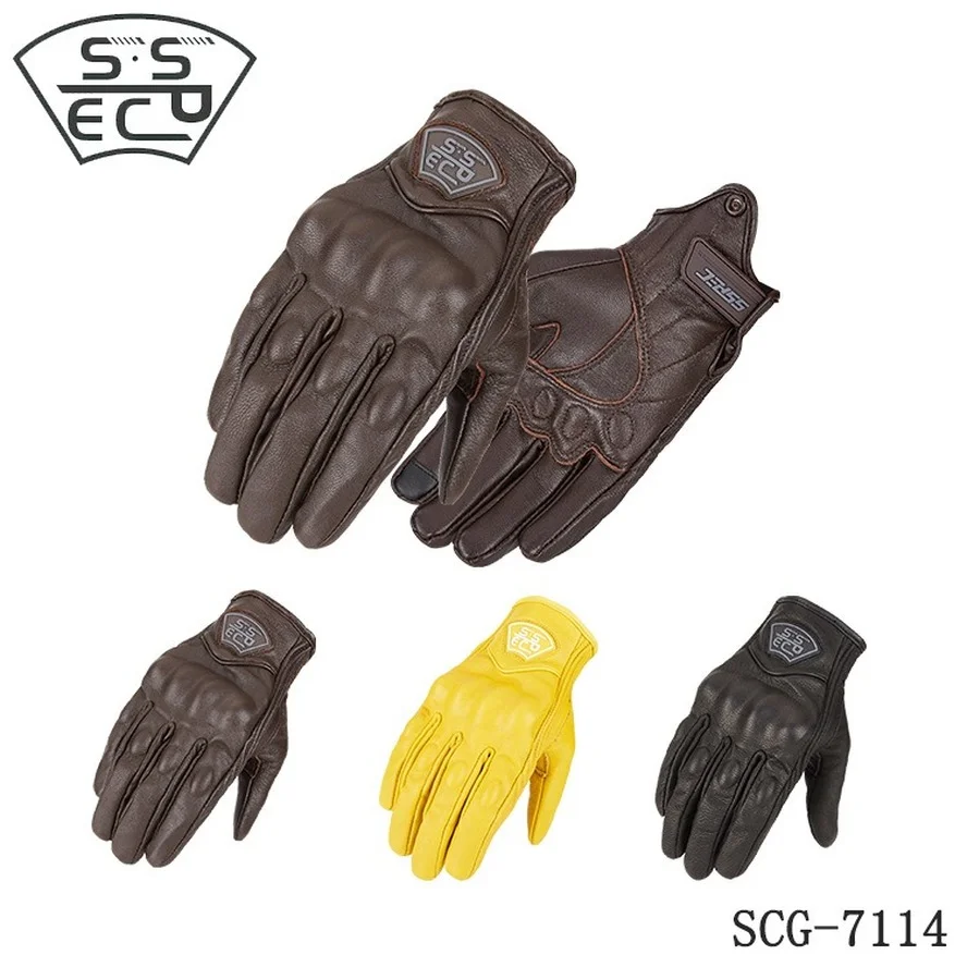 Motorcycle Racing Gloves Riding Gloves Goatskin Full Finger Knight Racing Locomotive Shatter-resistant Touch Screen Gloves
Motorcycle Racing Gloves Riding Gloves Goatskin Full Finger Knight Racing Locomotive Shatter-resistant Touch Screen Gloves