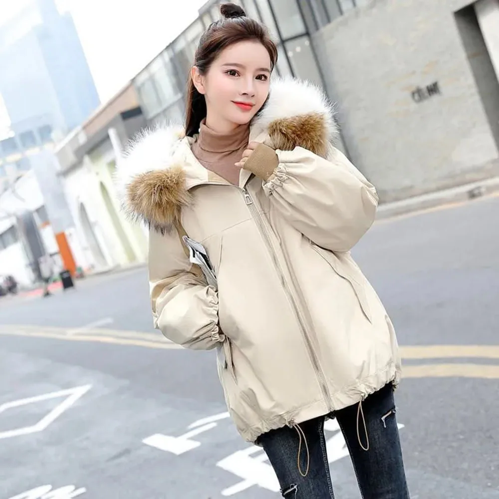 Winter Mid-length Warm Parka Coat Women's 2021 New Korean Version Of The Large Size Loose Trend Thickened Plus Cotton Jacket
Winter Mid-length Warm Parka Coat Women's 2021 New Korean Version Of The Large Size Loose Trend Thickened Plus Cotton Jacket