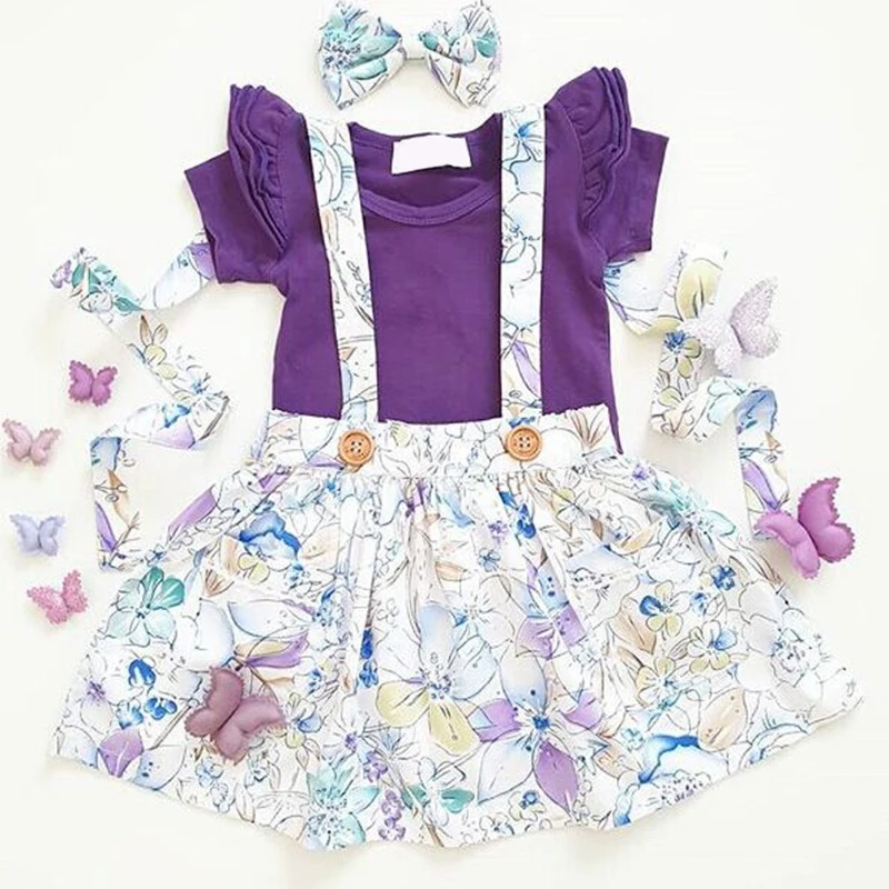 Newborn Clothes Infant Baby Girl Clothing Set Flying Sleeve Romper Tops+Printed Suspender Skirt+Headband Clothes 3pcs1
Newborn Clothes Infant Baby Girl Clothing Set Flying Sleeve Romper Tops+Printed Suspender Skirt+Headband Clothes 3pcs1