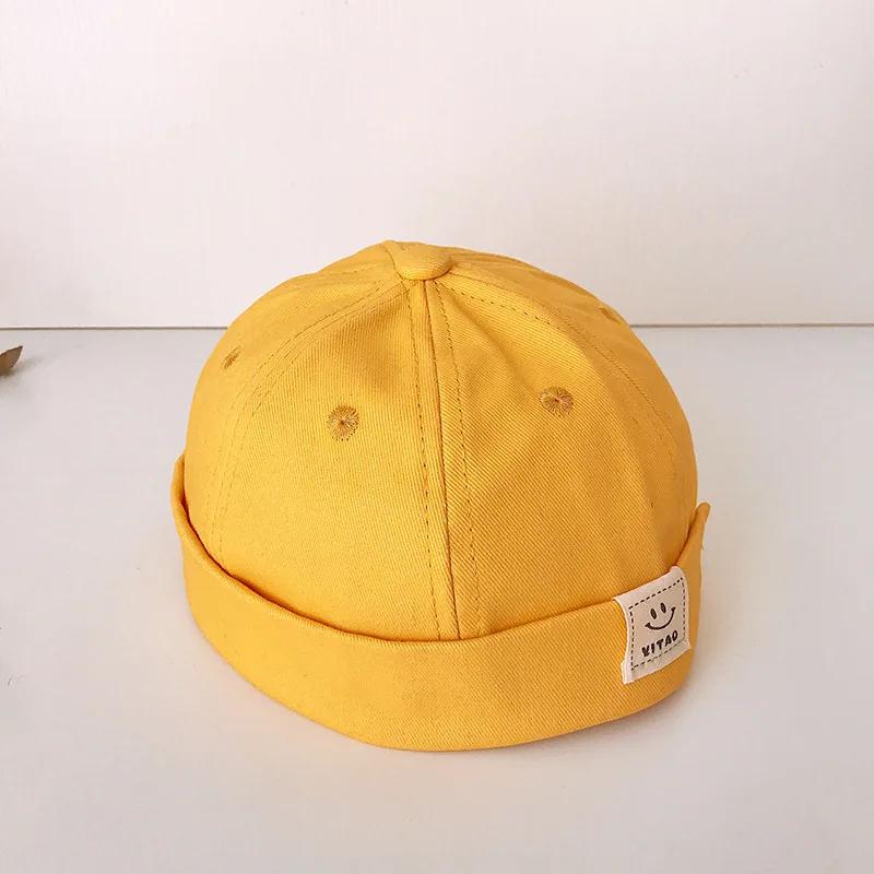 2021 Spring and Autumn New Children Hat Spring and Summer No Brim Solid Color Basin Hat Landlord Hat Children Melon Skin Hat
2021 Spring and Autumn New Children Hat Spring and Summer No Brim Solid Color Basin Hat Landlord Hat Children Melon Skin Hat