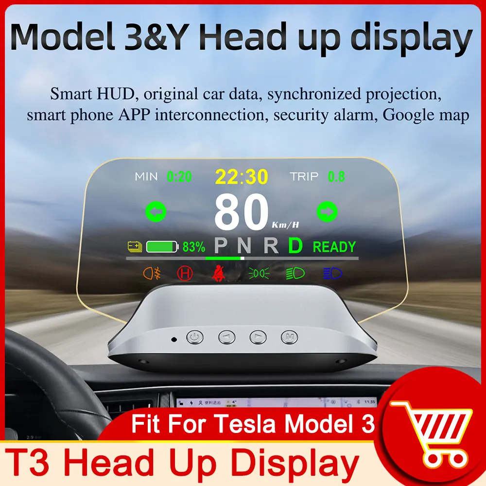 HD T3 HUD Head Up Display Mirror Navigation Diagnostic Tools Indicator light Clock Turn Vehicle Speed Fog light 2021 For Tesla
HD T3 HUD Head Up Display Mirror Navigation Diagnostic Tools Indicator light Clock Turn Vehicle Speed Fog light 2021 For Tesla