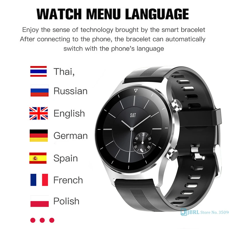 Business Smartwatch Men Women Fitness Tracker IP67 Waterproof Wristwatch for Andriod IOS GPS Support Pedometer Smart Watch Clock
Business Smartwatch Men Women Fitness Tracker IP67 Waterproof Wristwatch for Andriod IOS GPS Support Pedometer Smart Watch Clock