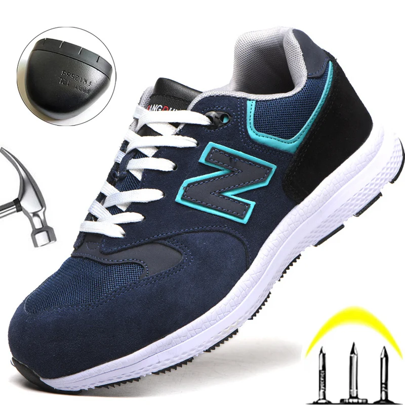 Work safety shoes Men's indestructible Steel toe cap Anti-smash and anti-puncture Men's sports shoes Breathable and lightweight
Work safety shoes Men's indestructible Steel toe cap Anti-smash and anti-puncture Men's sports shoes Breathable and lightweight
