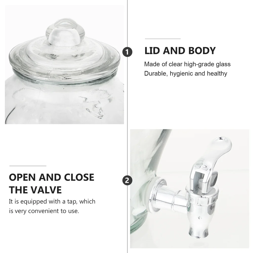 1pc Durable Glass Jar Glass Sealing Jar Sealing Container for Home (Transparent)
1pc Durable Glass Jar Glass Sealing Jar Sealing Container for Home (Transparent)