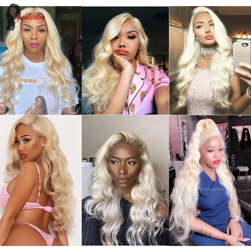 Yeslestm 30 Inch Middle Part 613 Human Hair Wigs 13x5x1 Honey Blonde Brazilian Body Wave T Part Wig Pre Plucked Lace Closure Wig
Yeslestm 30 Inch Middle Part 613 Human Hair Wigs 13x5x1 Honey Blonde Brazilian Body Wave T Part Wig Pre Plucked Lace Closure Wig