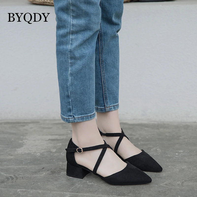 BYQDY Square Heels Flock Woman Pumps Pointed Toe Cross-Tied Med Heels Pumps Nude Elegant Dress Black Pink Pumps Shoes 4-11
BYQDY Square Heels Flock Woman Pumps Pointed Toe Cross-Tied Med Heels Pumps Nude Elegant Dress Black Pink Pumps Shoes 4-11