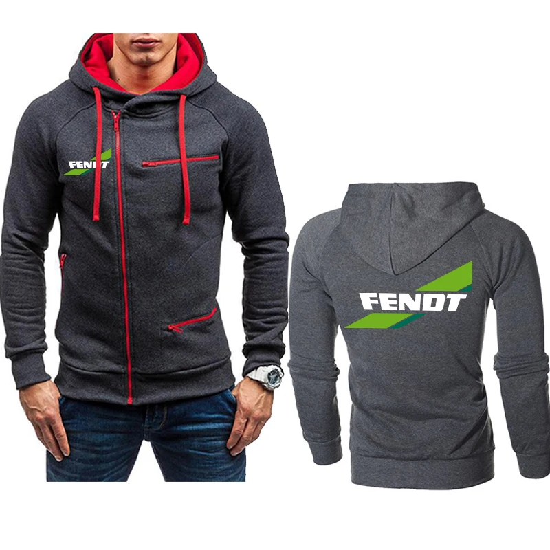 New Men's Casual Spring Autumn Hoodie FENDT Logo Skew Zipper Long Sleeve Fashion Zip Hoody Sweatshirt 5 Colors
New Men's Casual Spring Autumn Hoodie FENDT Logo Skew Zipper Long Sleeve Fashion Zip Hoody Sweatshirt 5 Colors