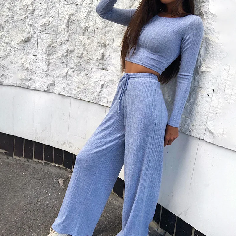 WEPBEL Women's Sport Tracksuit Ladies Elegant Long Sleeve Sport Suit 2 Piece Wide Leg Pants + Crop Top Set
WEPBEL Women's Sport Tracksuit Ladies Elegant Long Sleeve Sport Suit 2 Piece Wide Leg Pants + Crop Top Set
