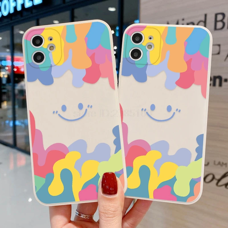 For iPhone 12 Case For iPhone 11 Pro Max Phone Case 12 Pro Mini 8 7 Plus X XS Max SE 2020 6 6s Cartoon Smiley Bumper Phone Cover
For iPhone 12 Case For iPhone 11 Pro Max Phone Case 12 Pro Mini 8 7 Plus X XS Max SE 2020 6 6s Cartoon Smiley Bumper Phone Cover