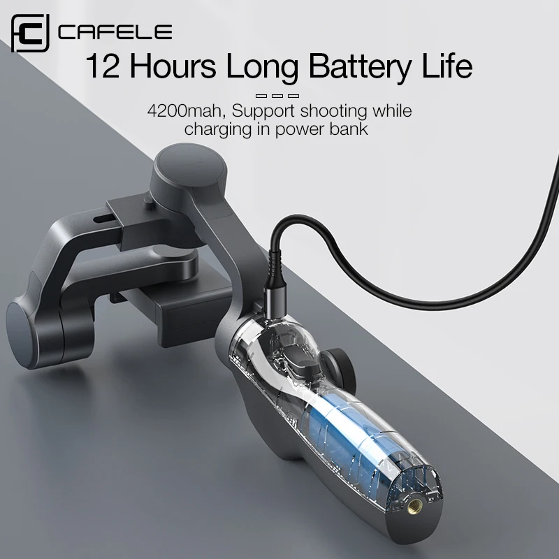 Cafele 3-Axis Handheld Gimbal Stabilizer for iPhone 11 X Xiaomi Huawei Samsung Foldable Smartphone Stabilizer For Action Camera
Cafele 3-Axis Handheld Gimbal Stabilizer for iPhone 11 X Xiaomi Huawei Samsung Foldable Smartphone Stabilizer For Action Camera