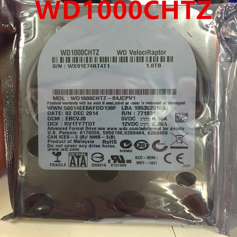 Почти новый оригинальный HDD для WD VelociRaptor 1 ТБ 3,5 дюйма SATA 6 ГБ/сек. 64 Мб 10000 об/мин для внутреннего HDD для сервера HDD для WD1000CHTZ
Почти новый оригинальный HDD для WD VelociRaptor 1 ТБ 3,5 дюйма SATA 6 ГБ/сек. 64 Мб 10000 об/мин для внутреннего HDD для сервера HDD для WD1000CHTZ